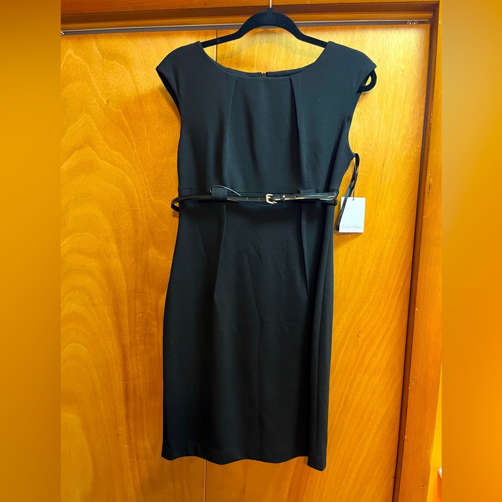 Calvin Klein NWT suit dress with belt